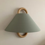 Wooden Wall Lamp: Retro Solid Wood LED Light for Bedroom Living Room