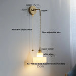 Afralia™ Modern Glass LED Wall Light Fixture Bedroom Aisle Study Lamp