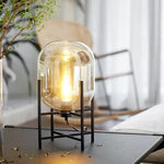Modern Glass LED Floor Lamp for Living Room, Bedroom, Dining, and Home Decor