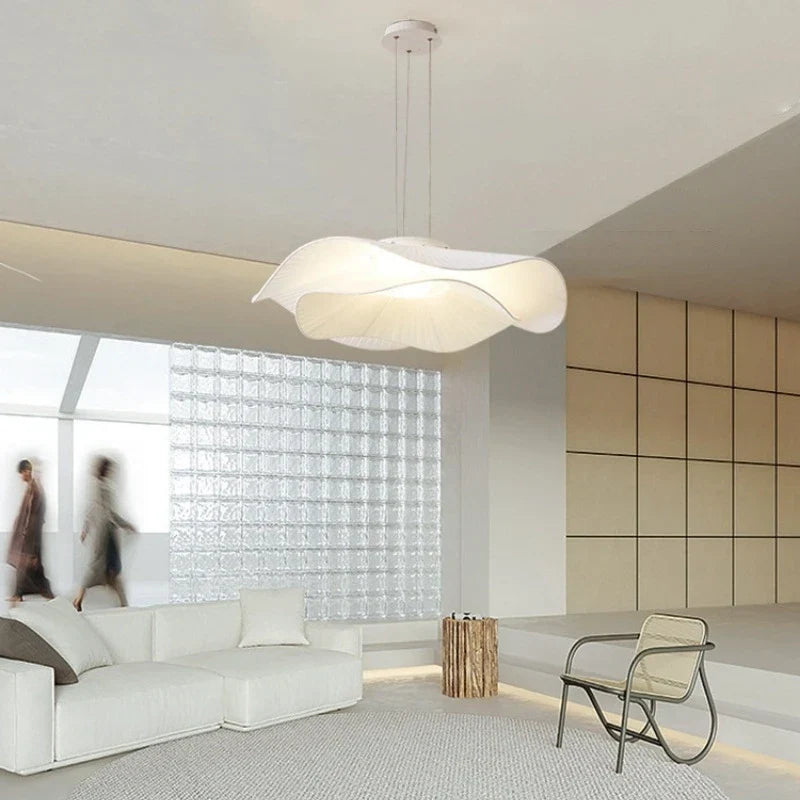 Fabric LED Pendant Chandelier: Modern Nordic Lighting for Dining Room, Bar, Home Decor