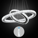 Crystal Chandelier: Luxury LED Pendant Lighting for Living & Dining Room