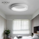 LED Ceiling Lights: White Grey Modern Design, Dimmable for Living Room Bedroom Dining