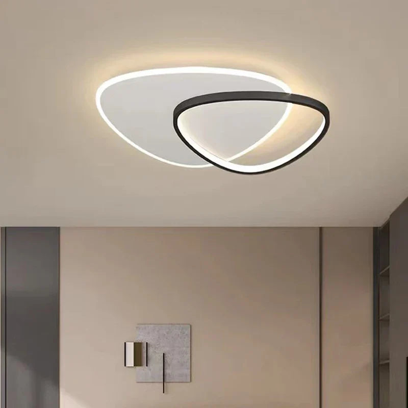 Afralia Round Bedroom Ceiling Lights: Modern Nordic Minimalist Living Room Study Lamp