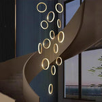 LED Pendant Lights: Modern Minimalist Hanging Chandelier for Living & Dining Room