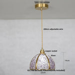 Crystal Glass LED Pendant Light Fixture for Kitchen Dining Room Bar Luxury Art Decor
