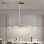 LED Ceiling Chandelier: Modern Minimalist Kitchen Dining Table Lighting