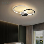 Modern LED Chandelier with Remote Control for Living Room & Bedroom Lighting
