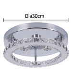 Crystal Ceiling Lamp Smart LED Chandelier Remote Control Hanging Decor