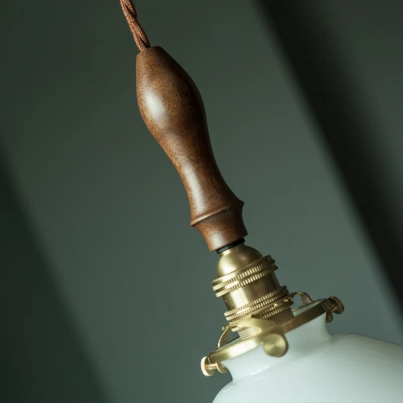 Glass LED Pendant Flower Lampshade for Bedroom & Living Room Decor