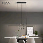 LED Ceiling Chandelier: Modern Minimalist Kitchen Dining Table Lighting