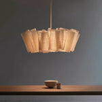 Wabi Sabi Handmade Fabric Led Chandelier for B&B Indoor Lighting