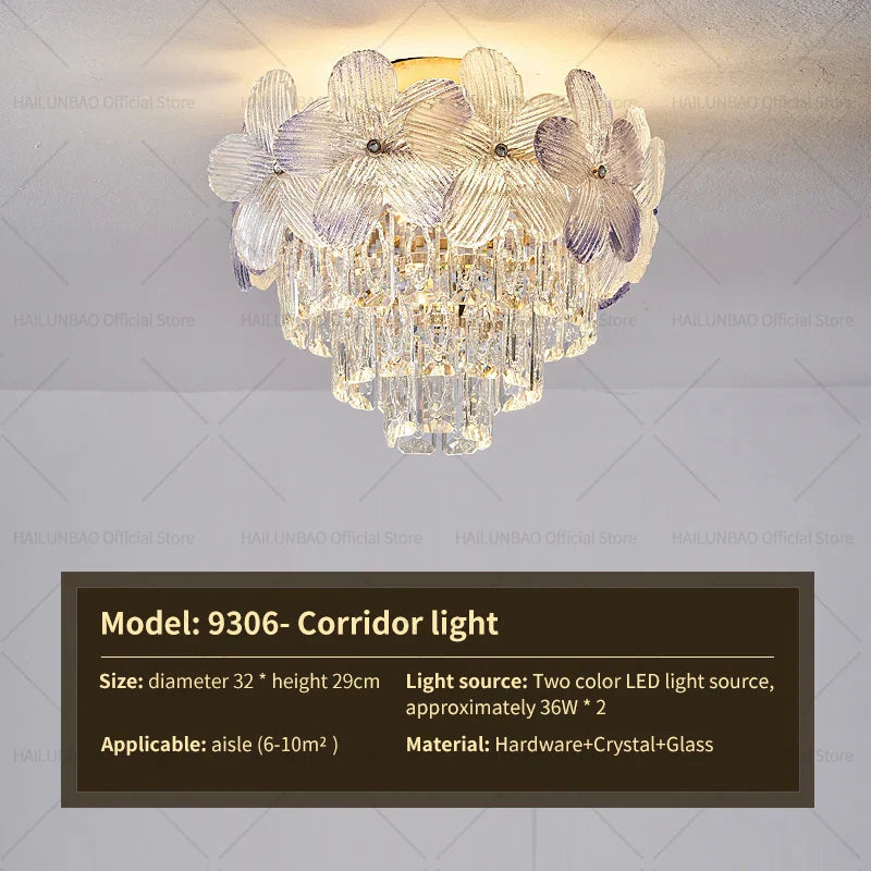 Crystal Chandelier: French Cream Style Light Luxury for Living Room and Master Bedroom