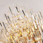 Crystal Chandelier LED Pendant Light Fixture for Luxury Living Room Décor