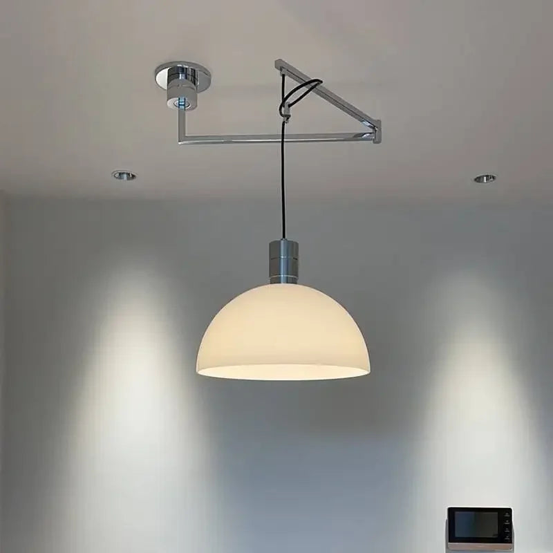Nordic Rotatable Pendant Lamp Chandelier Study Bar Indoor Rocker Lamp
