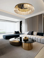 Crystal Ceiling Lamp: Luxury Décor for Living Room & Bedroom