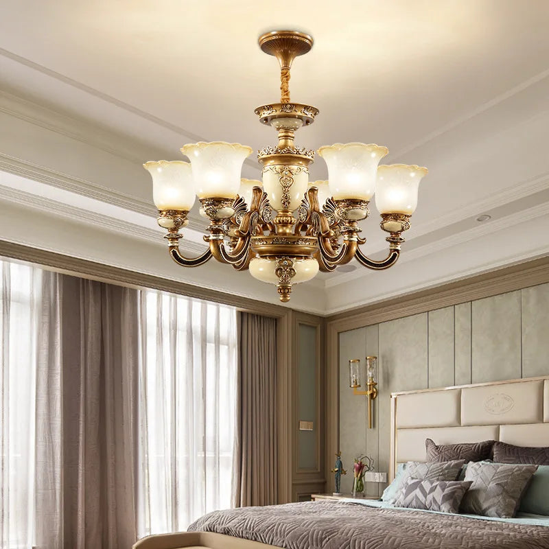 Luxury Resin Chandelier for Living Room, Bedroom, Dining Room, and Hotel