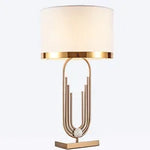 Brass Table Lamp: Modem Luxury Antique Gold Lighting for Home Decor & Office Room