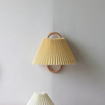 Wooden Wall Lamp: Retro Solid Wood LED Light for Bedroom Living Room