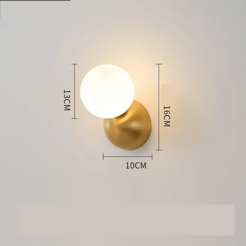 Nordic Italian Copper Wall Lamp for Stylish Modern Interiors