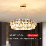 Gold Crystal Chandelier: Luxury Lighting for Dining Living Bedroom Kitchen Island