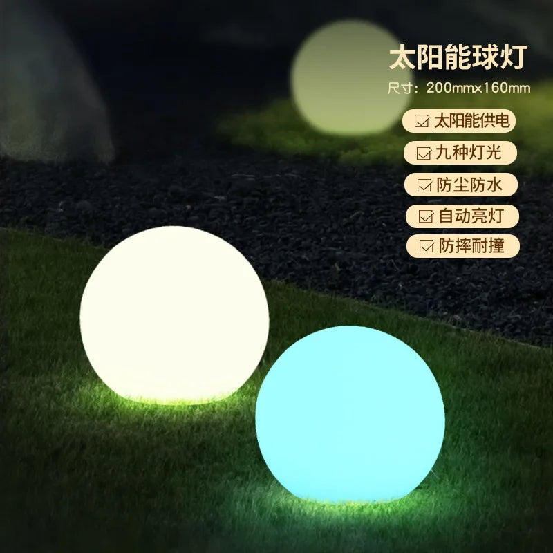 Solar Stone Light: Waterproof LED Lamp for Outdoor Patio, Yard, Garden, Lawn