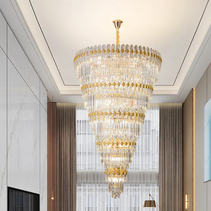 Crystal Chandelier: Modern Light Luxury for Living Room, Dining Room, and Bedroom