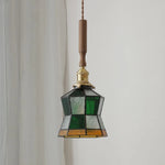 Colorful Glass LED Pendant Lights: Modern Nordic Design, Adjustable Hanging Lamp