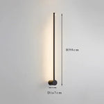 Modern Slim Wall Sconce & Ceiling Light for Bedroom Living Room
