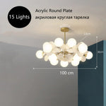 Flower Branch Series Chandelier: Multicolored Kids Room & Bedroom Lighting Fixtures
