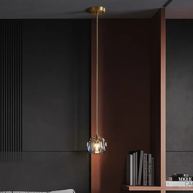Modern Crystal LED Pendant Chandelier for Bedroom Living Room Dining Table