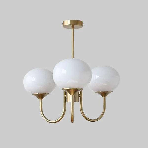 Glass Ball Chandelier Pendant Light for Living Dining Room