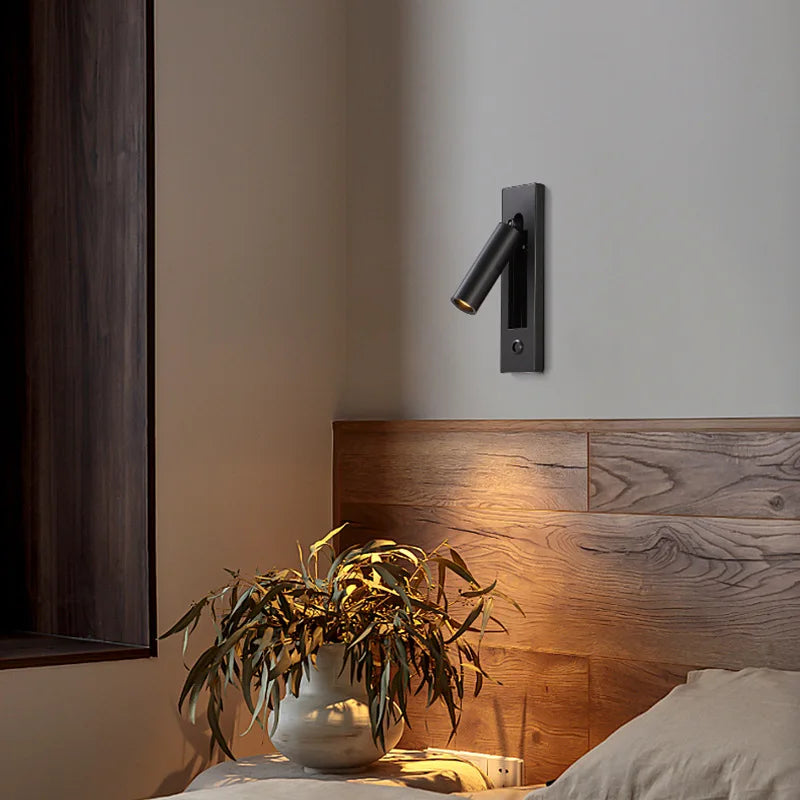 3W LED Mounted Headboard Wall Light for Bedroom and Hotel