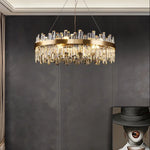 Crystal LED Chandelier for Luxurious Living & Dining Spaces