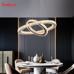 Luxury Crystal LED Pendant Chandelier for Home Lighting & Decor