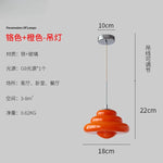 Cream Glass Pendant Lights LED G9 for Girl's Room & Kitchen