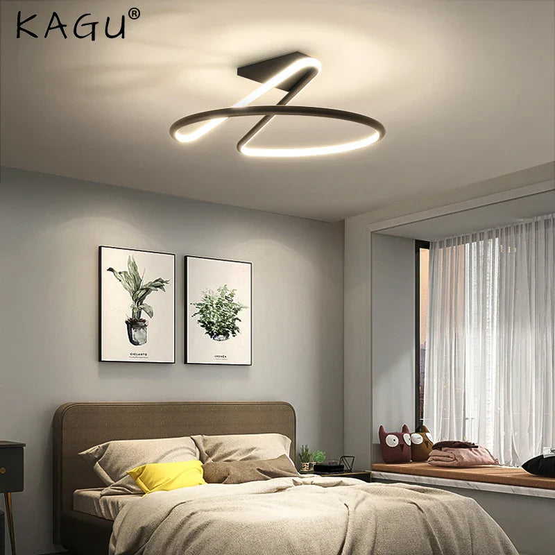 Modern Duplex Villa Bedroom Ceiling Light
