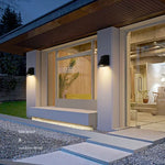 Outdoor Aluminium 5W LED Wall Lamp Sconce for Balcony Garden Decoration