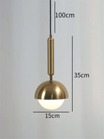 Glass Ball LED Pendant Chandelier for Home Decor and Modern Lighting
