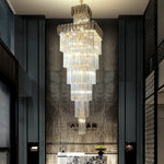 Nordic Duplex Villa Crystal Chandelier for Luxury Spaces