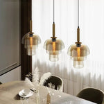 Vintage Glass Chandeliers Dining Room Pendant Light Fixtures