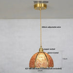 Afralia™ Crystal Glass LED Pendant: Tiffany Style Hanging Light for Living Room