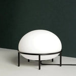 Glass Ball Table Lamp for Bedroom Living Room