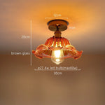 Green Stripe Glass Pendant Lamp Fixture for Home Decor & Kitchen Lighting