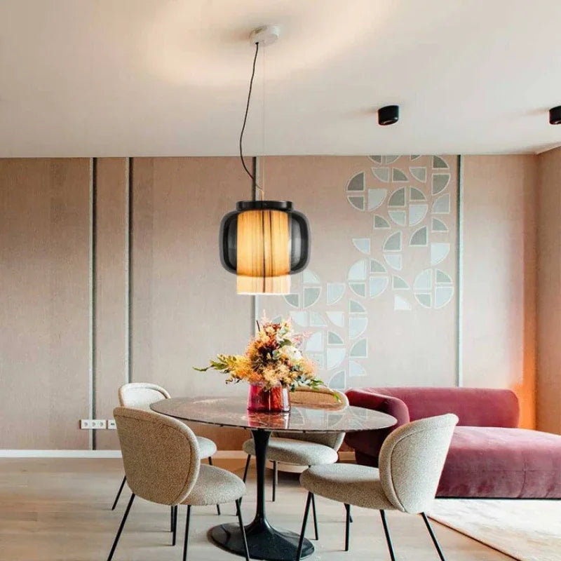 Nordic Glass LED Pendant Chandelier for Home Dining and Kitchen Bar