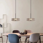 Glass Art Chandelier: Nordic Minimalist LED Pendant Light for Home, Cafe, Bar