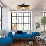 Lotus Leaf LED Ceiling Chandelier Black/White Indoor Lighting