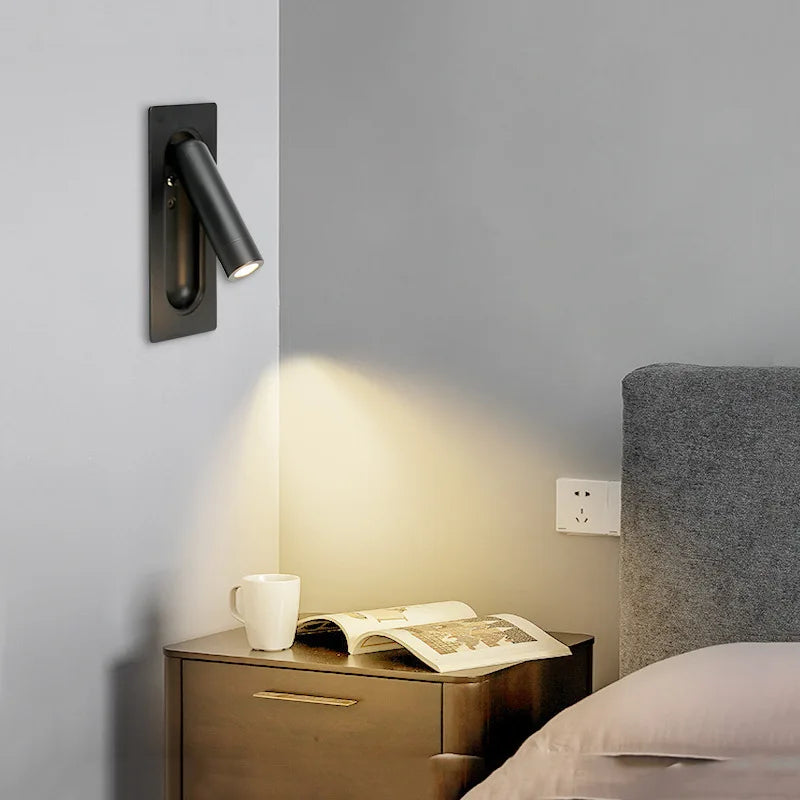 3W LED Mounted Headboard Wall Light for Bedroom and Hotel