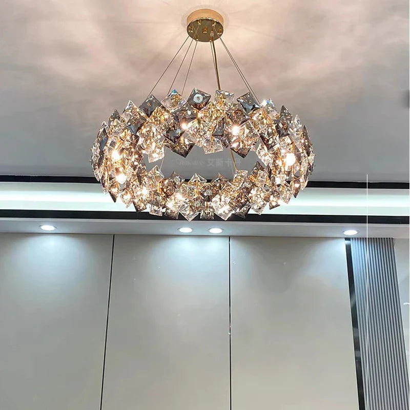 Crystal Chandelier | Luxury Living Room Dining Light | Modern Ceiling Lamp
