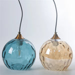 Glass Ball Pendant LED Chandelier for Bedroom Dining Room Kitchen