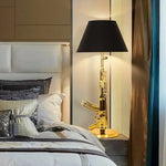 Gun Floor Lamp Electroplated Metal Table Desk Light